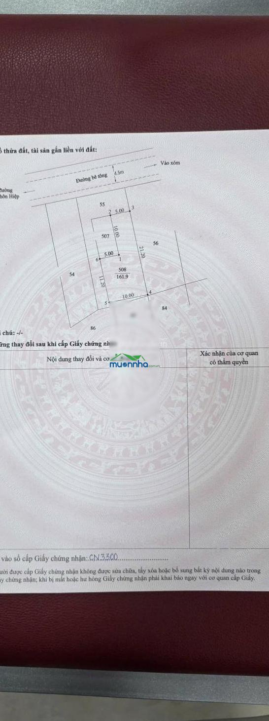 Nhà cấp 4 tam thôn hiệp cần giờ 250m2 giá 21tr/m2 - 2
