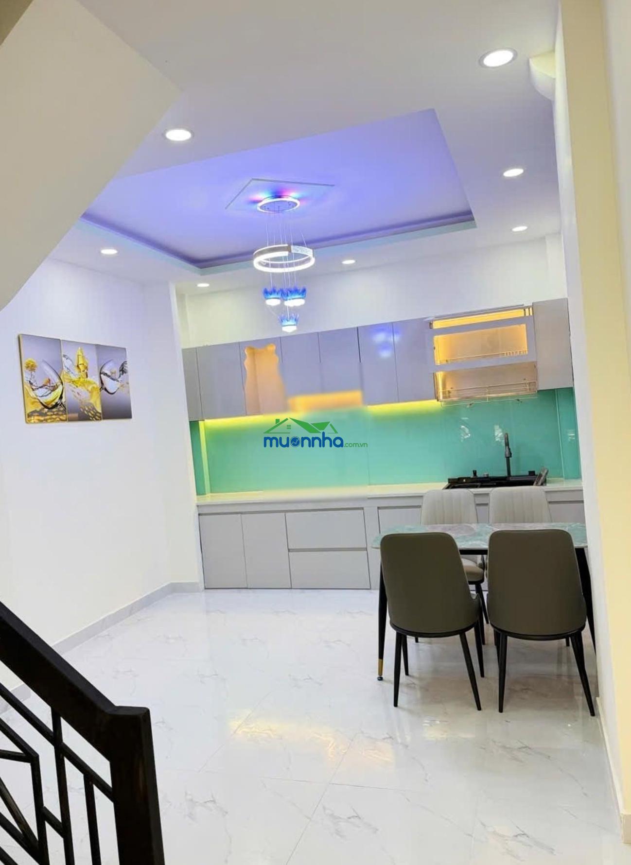 Nhà đẹp dương bá trạc, kế quận 1, 3 tầng btct, dts 132m², hẻm rộng, full nội thất - 2