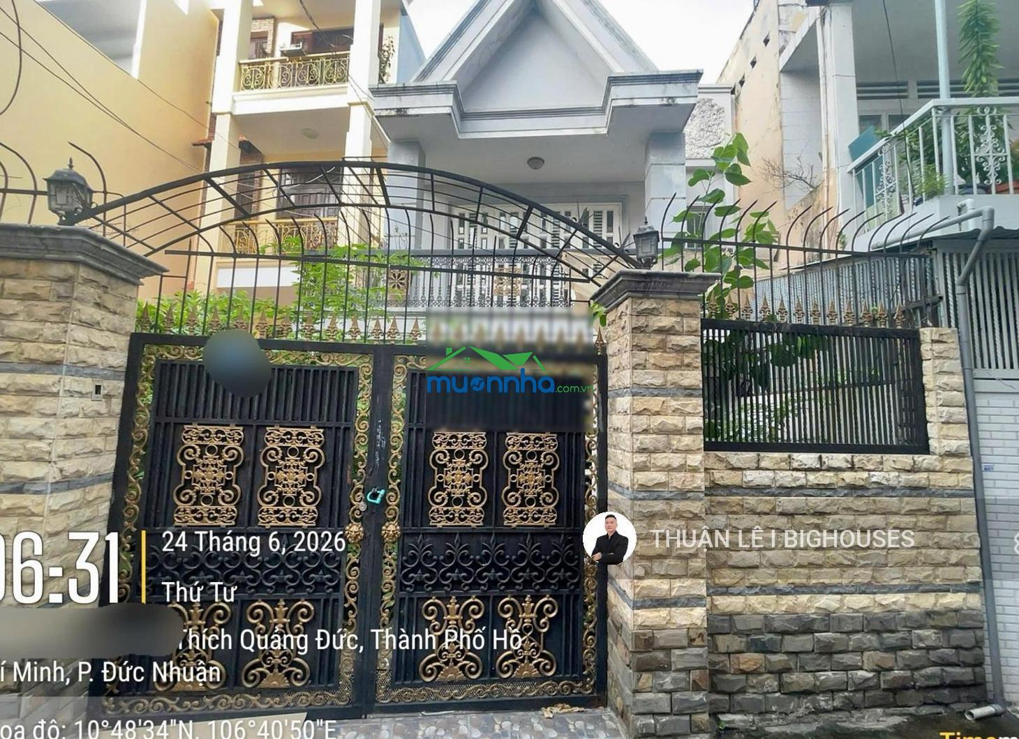 Bán nhà phú nhuận 5,8m x 21m. hẻm 6m đường thích quảng đức, phường 4. nhà trống 2 tầng vào ở ngay - 4