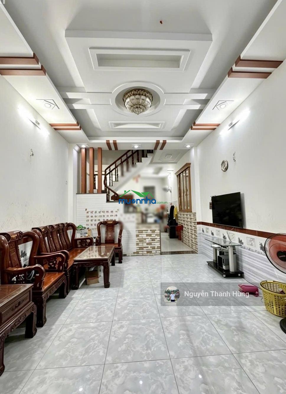 Bán nhà 3 tầng đúc khu phân lô tch08, quận 12 giá rẻ 4,99 tỷ, diện tích 52m² (4,3x13m) - 2