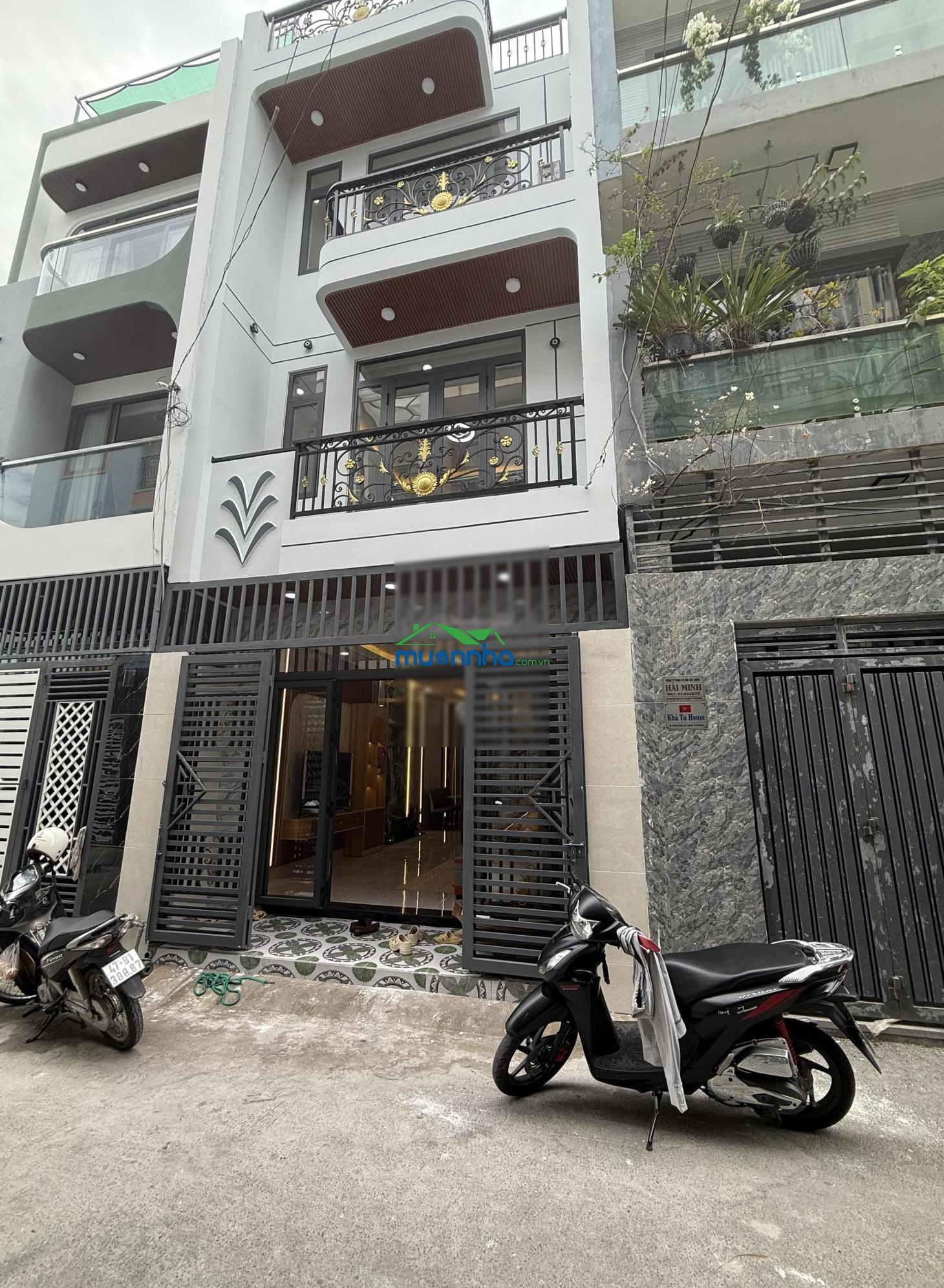 Nhà 4 tầng lầu mới giá quá tốt cho quý khách sở hữu ạh.