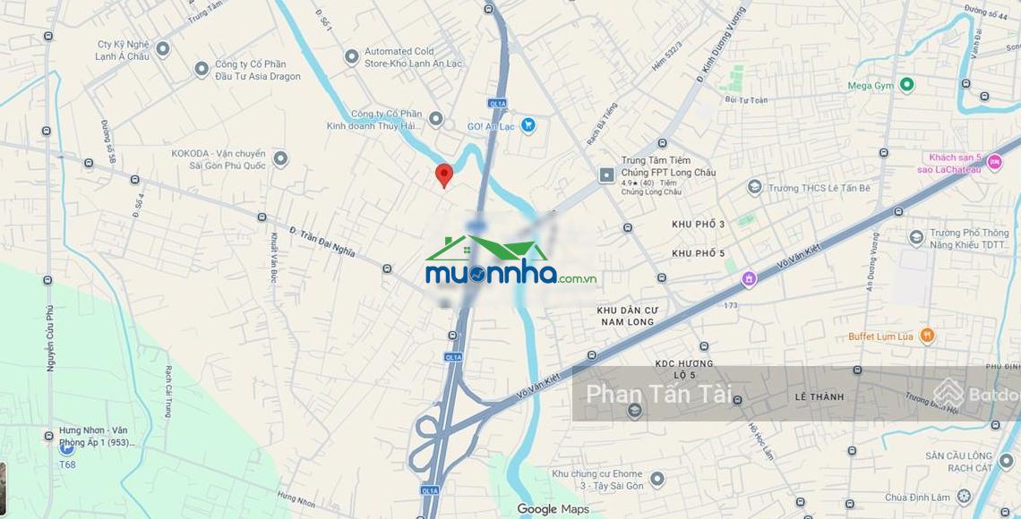 Nhà giá 2 tỷ 75 mua 1 được 2 nhà dòng tiền cho thuê gần vòng xoay an lạc - kinh dương vương - ql 1a