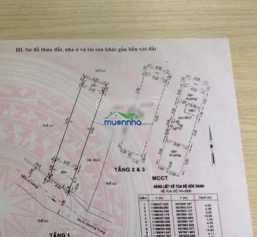Nhà bán chính chủ - phường 8 - quận gò vấp, dt 81m² cộng nhận đủ - 4