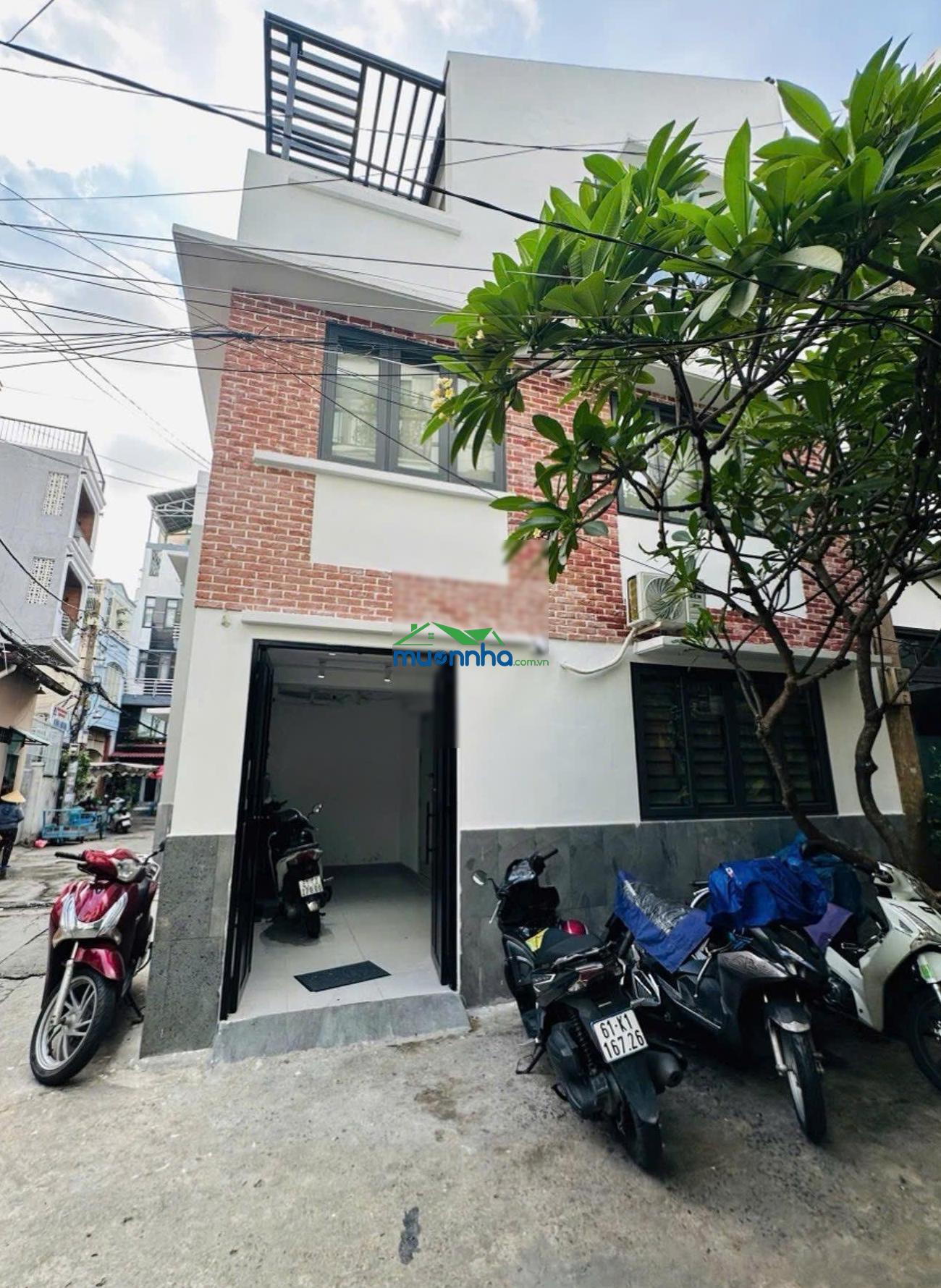 Tòa chdv 85m2 x 3 tầng 9 phòng ngay đại học văn lang, ngang khủng 6.5m, lô góc 2 mặt hxh 6m thông - 4