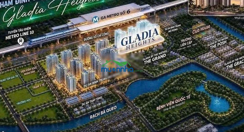 Căn hộ gladia heights mặt tiền võ chí công q2- tp thủ đức - 3
