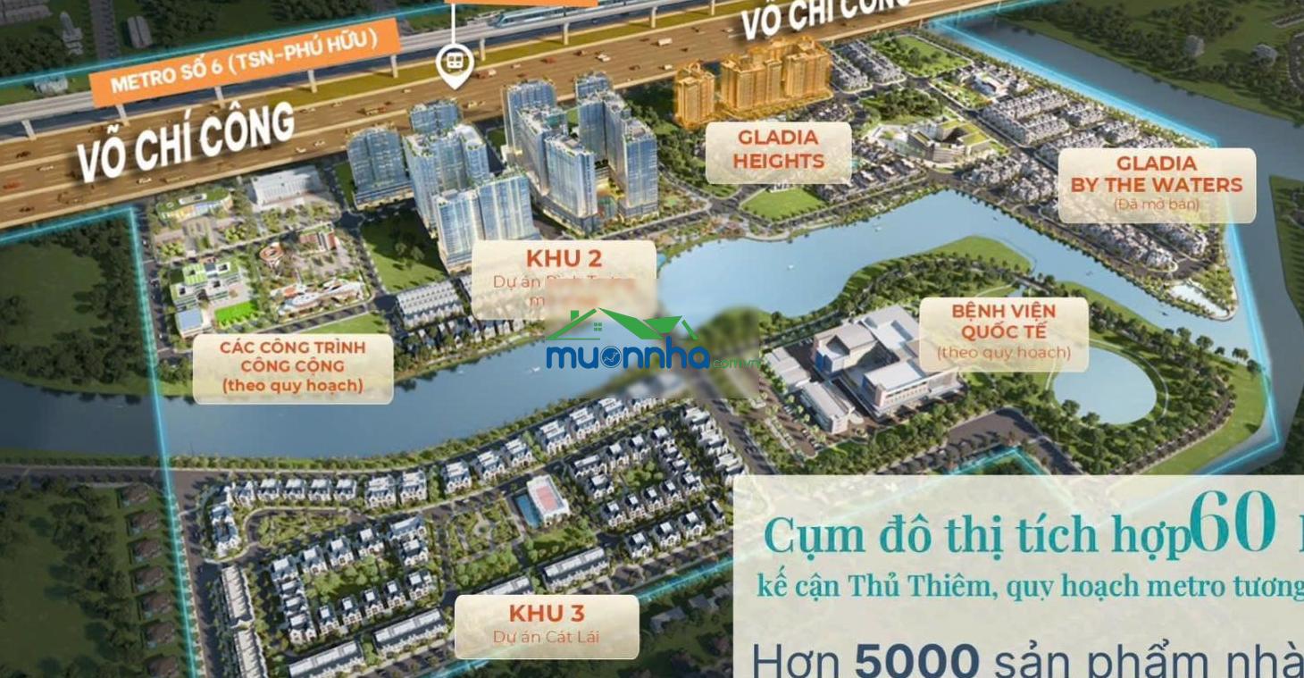 Chủ đầu tư mở bán khu nhà phố biệt thự gladia với nhiều chính sách ưu đãi đặc biệt chiết khấu cao