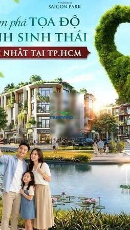 Bán nhà phố - 50m² - vinhomes saigon park hóc môn chỉ 3,7 tỷ all in - 4 tầng - ưu đãi 50% giá trị - 3