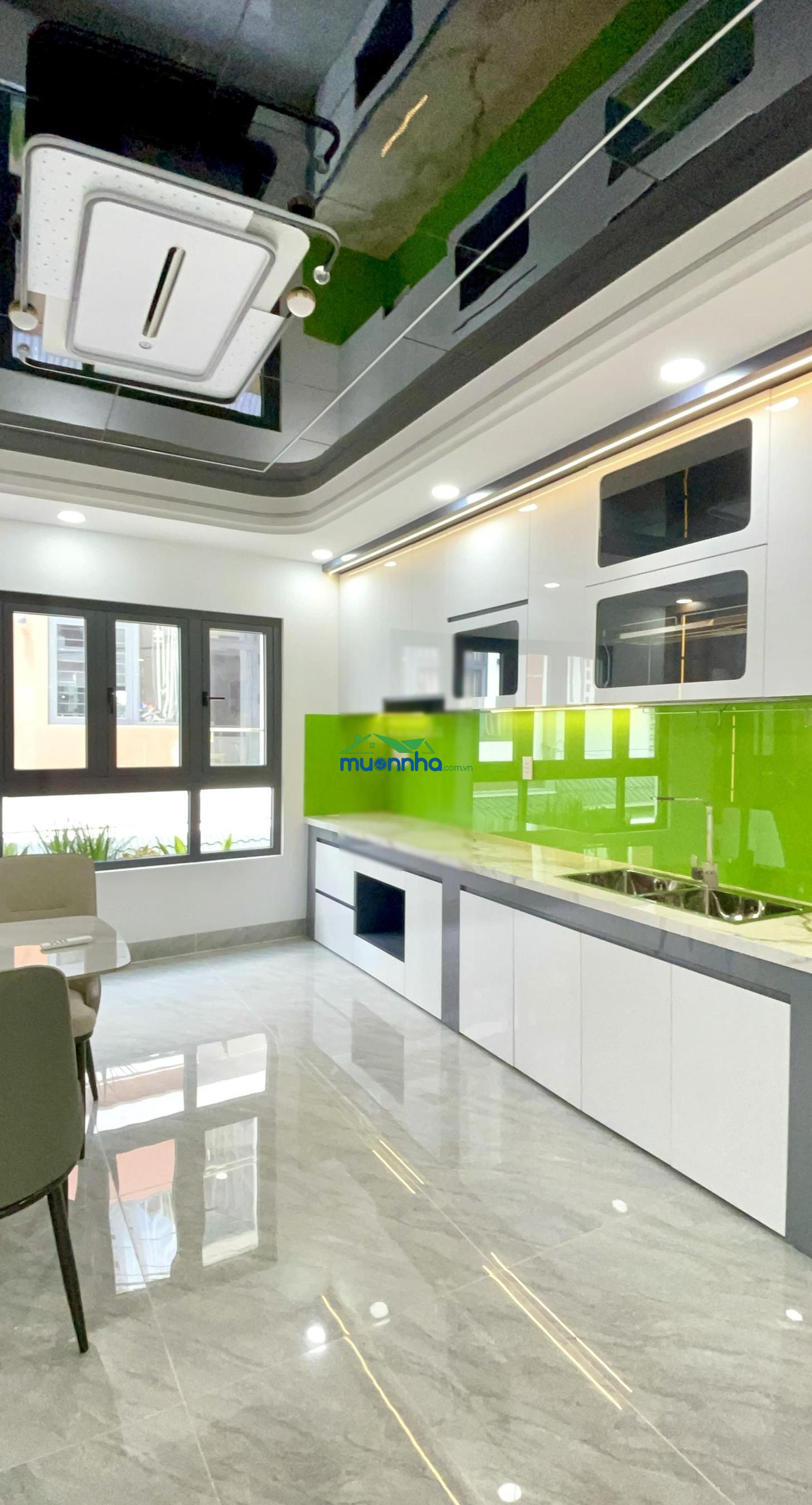 Nhà mới bình tân 4 tấm - cách aeon 100m - full nội thất - hẻm xe hơi - 2