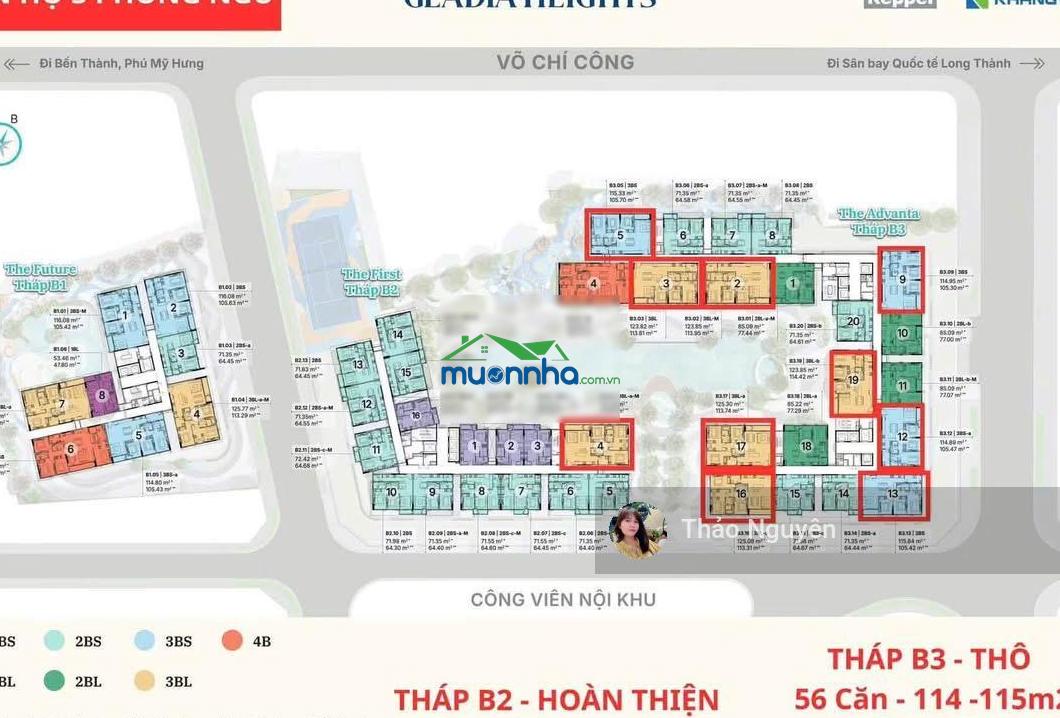 Mua ngay 1pn chỉ 4.2 tỷ liên doanh khang điền và keppelland bàn giao xịn sò 0979 940 *** em - 4