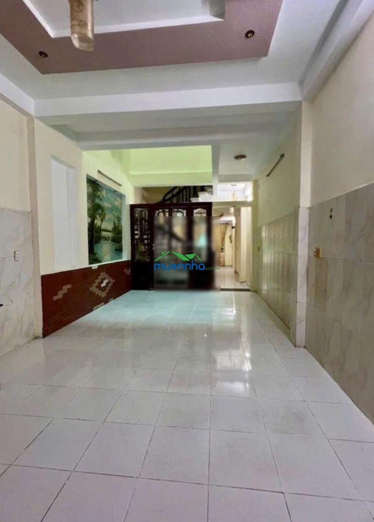 Nhà hẻm xe hơi đường quang trung. dt đất gần 200m2 đúc 3 lầu - 2