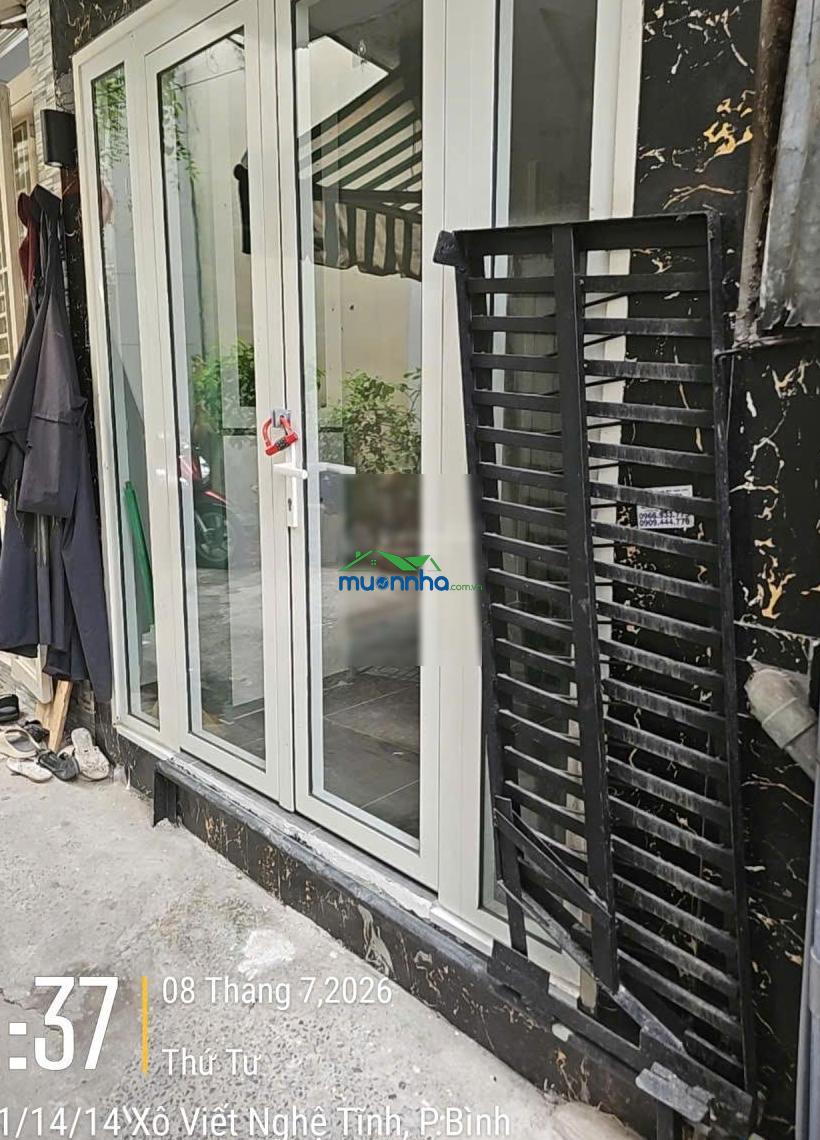 Giảm 500tr bán nhà 1 trệt 1 lầu btct đường xô viết nghệ tĩnh, p. 26, bình thạnh sổ hồng giá 3,05 tỷ - 3