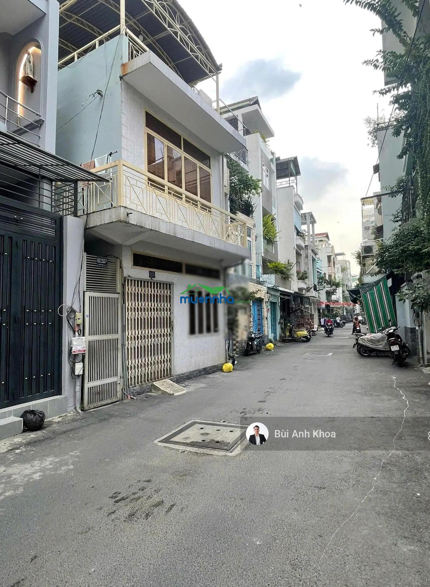 Bán đất tặng nhà lý chính thắng q3 dt 59.1m2 nở hậu đẹp hẻm xe hơi tránh sát hoàng sa giá 12.8tỷ tl