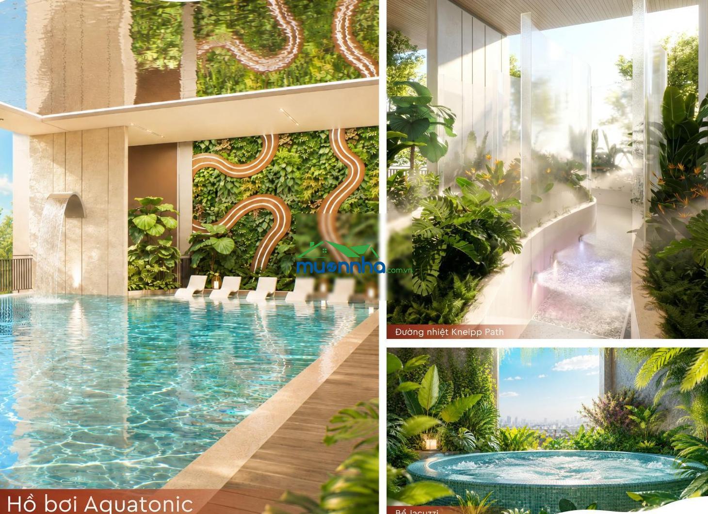Studio view nội khu tại monrei saigon dòng sản phẩm dễ khai thác cho thuê ở dự án