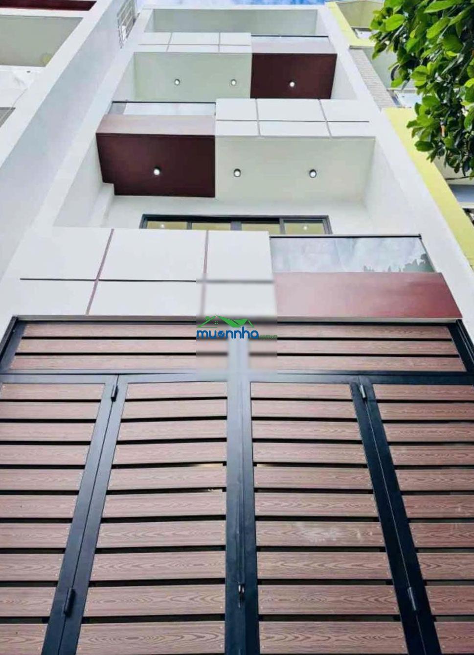 5,7tỷ giảm còn 4,99tỷ - bán nhanh nhà gò vấp hẻm xe hơi thông sát mặt tiền đường - 4 tầng 4m2 x 8m2
