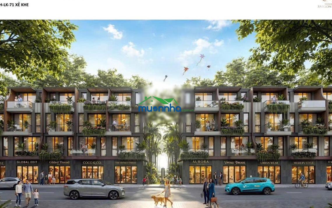 Dòng sản phẩm nhà phố 1 trệt 3 lầu tại vinhomes saigon park