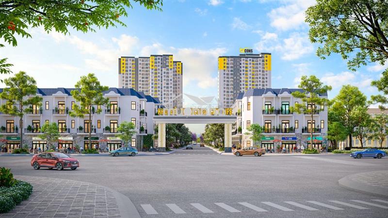 Nhà phố tân uyên thanh toán trước 170tr và đóng trong 21 tháng
