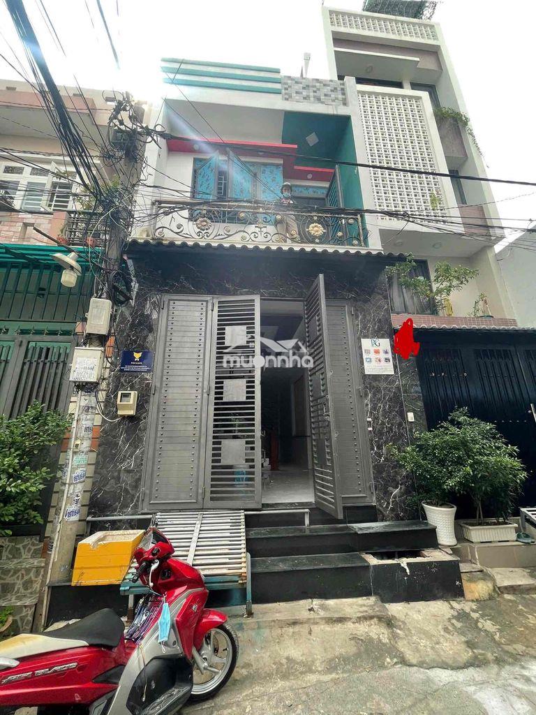 Cho thuê nhà đẹp hẻm ô tô có 2 máy lạnh nhà mới