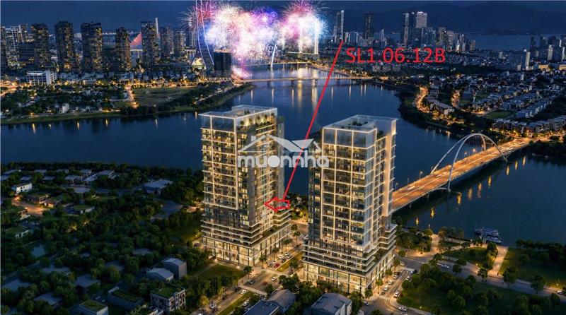 Căn hộ cao cấp sun group s-light, khu ero villa 2, 58m2, 2 pn, 2.7 tỷ