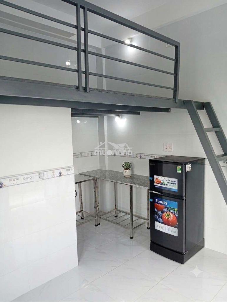 Chính chủ cho thuê căn hộ dịch vụ gác xép máy lạnh nguyễn thái sơn f5 - 2