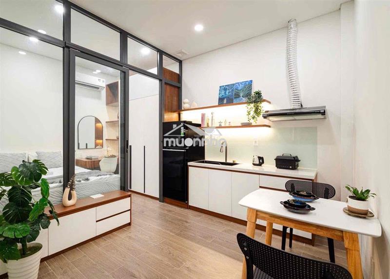 Căn 1 phòng ngủ tách bếp  gần cv lê văn tám tân định quận 1
