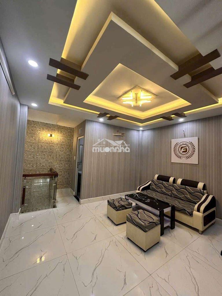 Cho thuê nhà hxh lê văn thọ gv;(4mx15m)4 tầng-5pn5wc- giá 18trieu/th - 4