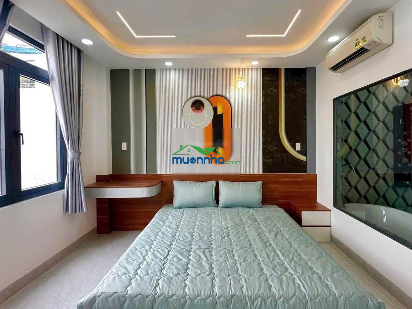 Nhà đẹp bình tân giáp nguyễn sơn tân phú, 4mx16m, trệt lửng 2 lầu st, 6pn, xe 7 chỗ ngủ trong nhà - 3