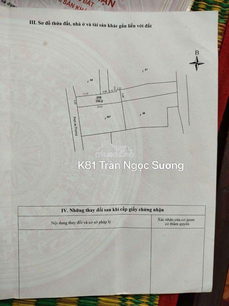 Đất kiệt ở phường hoà thọ đông( cũ) - 2