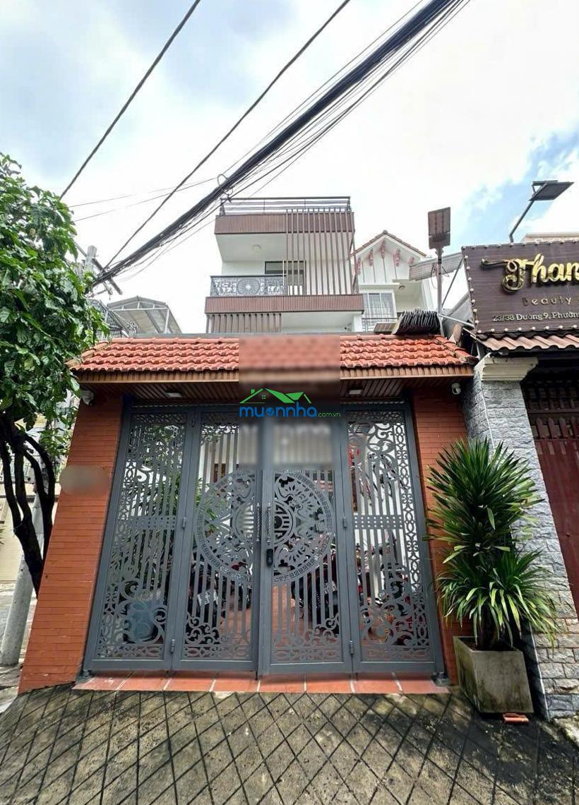 Nhà trệt 3 lầu hxh 8m sát bên trung tâm lái xe đường 9 trường thọ - 2