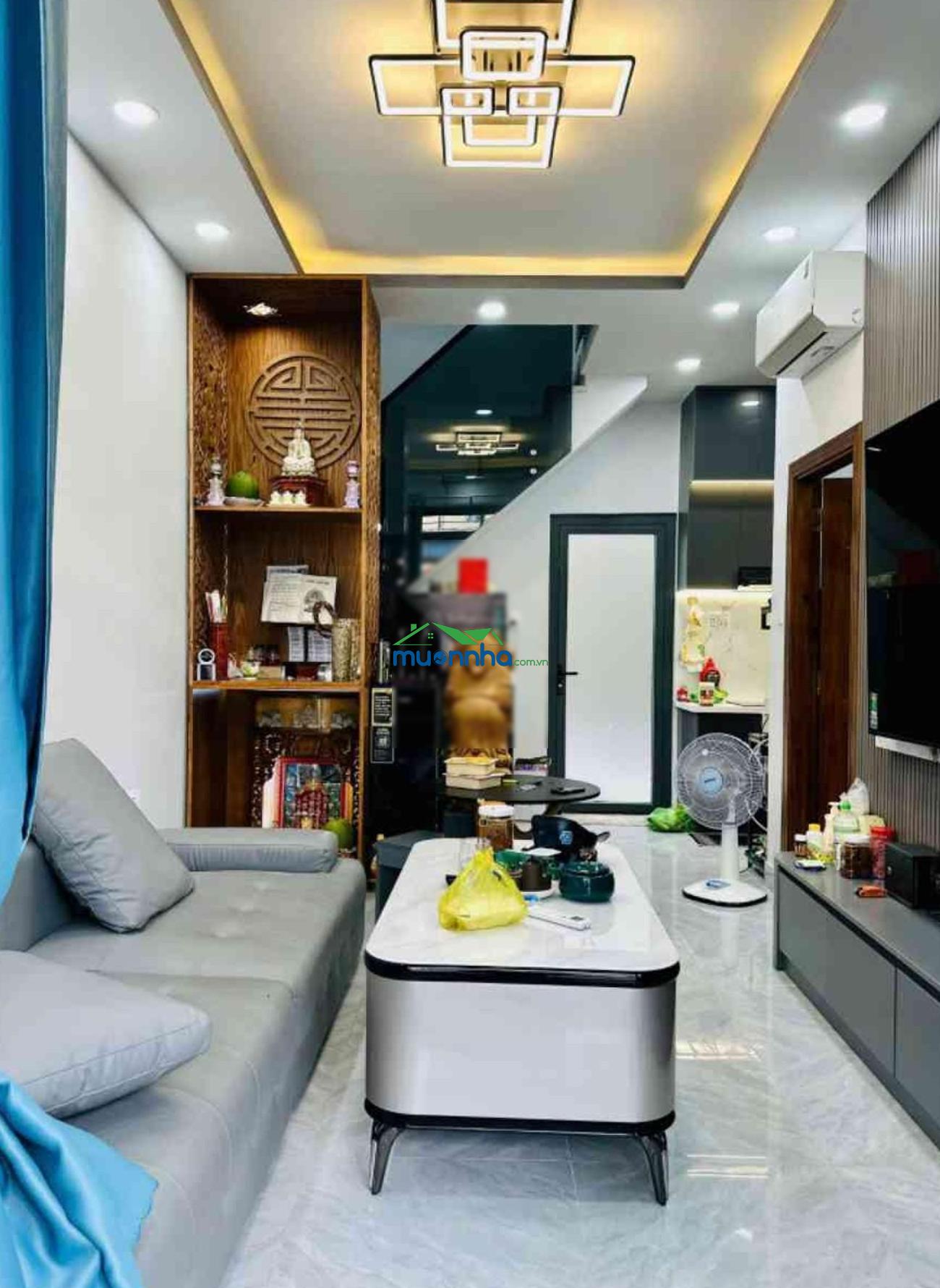 Bán nhà ôtô ngủ ngay sân - kề nhà thi đấu huỳnh tấn phát, quận 7 - 6x12,9m, 2 tâng, 4pn - chỉ 5 tỷx - 3
