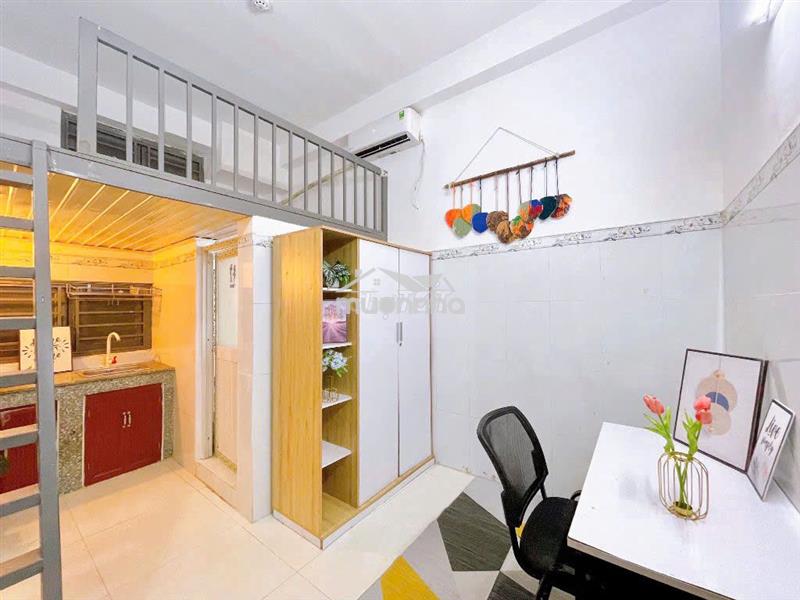 Phòng trọ full nội thất có gác - nhất chi mai, tân bình -  3tr8 triệu