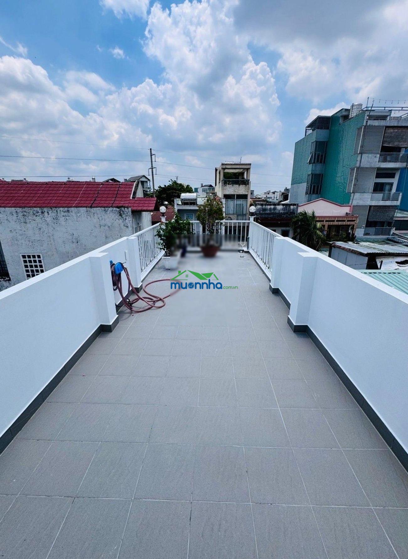 Nhà 3 tầng, 55m2, hẻm trước nhà 5m trần bình trọng - lê quang định, 3pn master, 4wc, nhà mới ở liền - 2