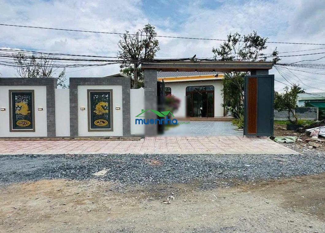 Nhà vườn cấp 4 ngay chợ qui đức, bình chánh, tphcm, 3pn lớn, dtích 205m2, gần cầu ông thìn 300m - 2