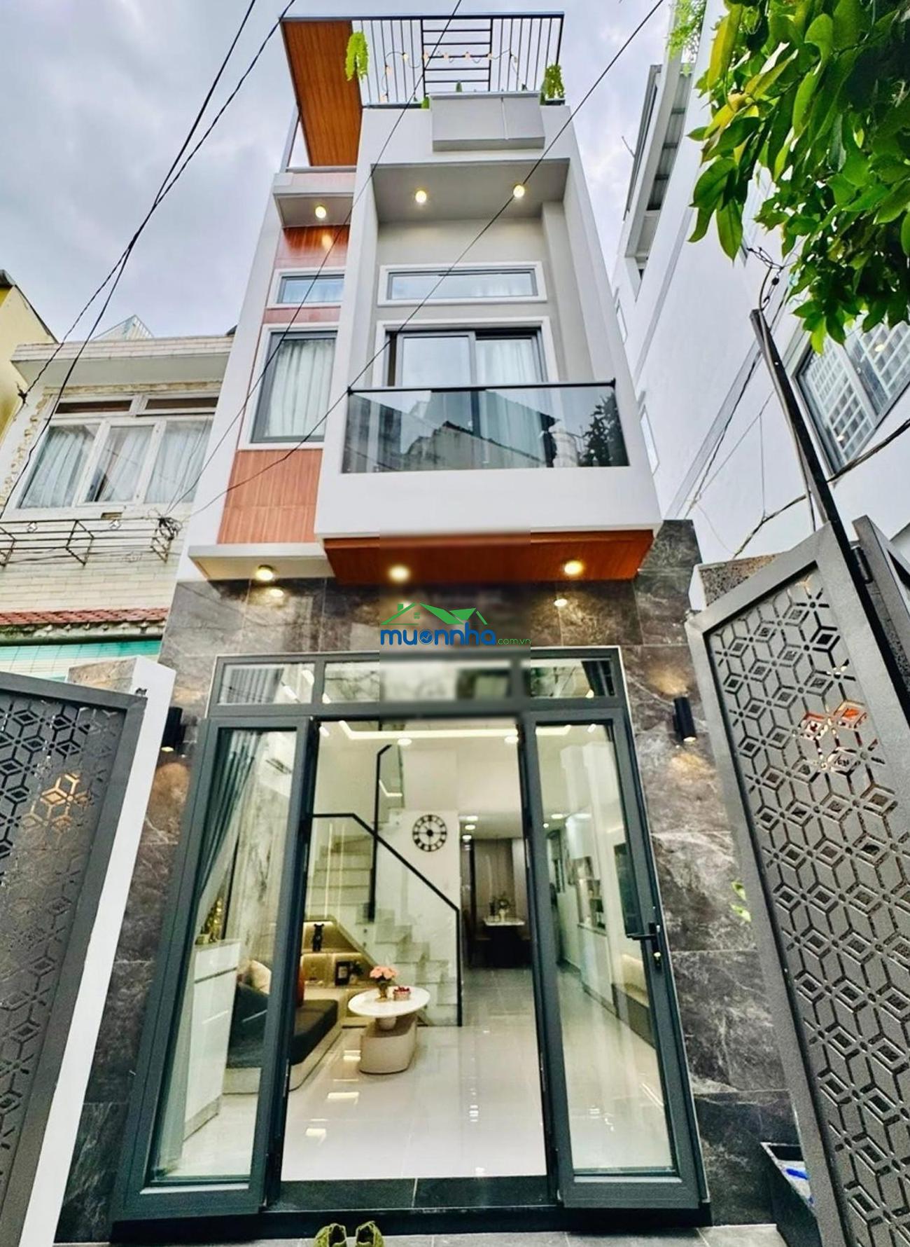 7.3 tỷ nguyễn văn nghi gần chợ gò vấp, cityland dtsd 180m² 4 tầng tặng full nội thất