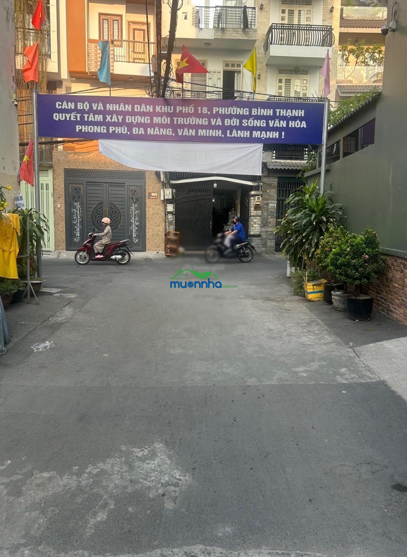 Hẻm xe hơi bùi đình túy - xe hơi ngủ hầm - 6 tầng - vị trí trung tâm - 4