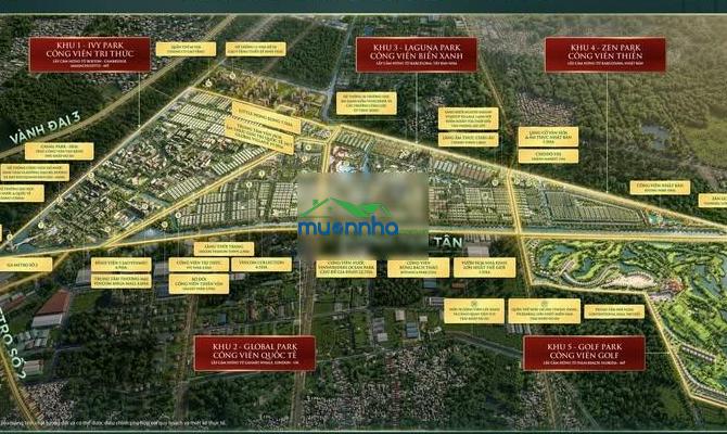 Sở hữu nhà liền kề vinhomes sài gòn park- hóc môn 100 triệu/m2