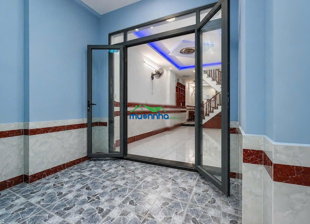 Nhà trung mỹ tây, 52.9m2, 3 tỷ 85 3pn 2wc, hẻm rộng thông thoáng. lh ngà nhà thật q12 - 3
