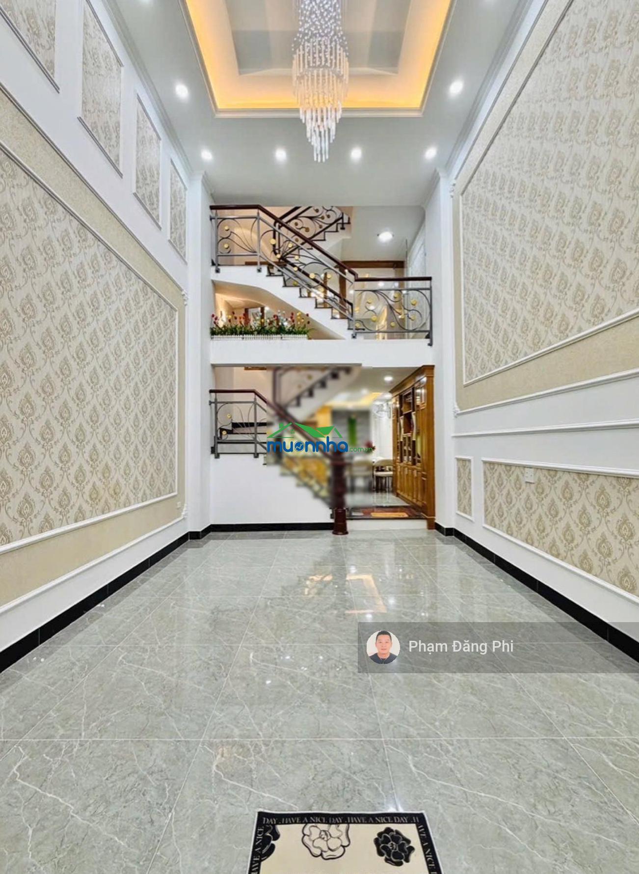 Nhà đẹp mới xây - giá tốt - hẻm nhựa ô tô thông thoáng - vị trí trung tâm - sát quang trung - 60m2. - 3
