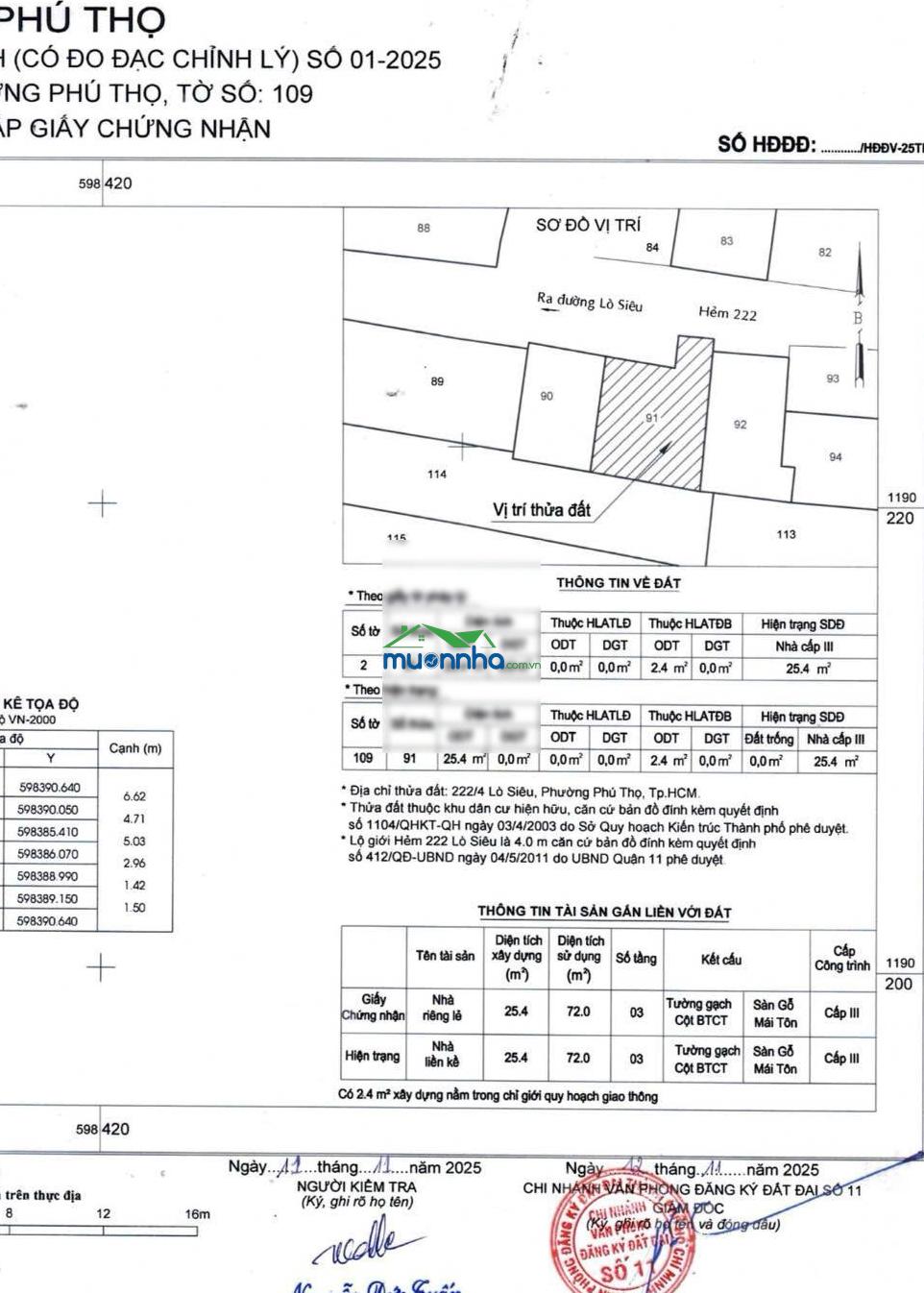 Cc cần bán nhà vị trí cực đẹp,ngay trung tâm quận 11.nhà 3 tầng,vuông vắn cực hiếm có,an sinh cao