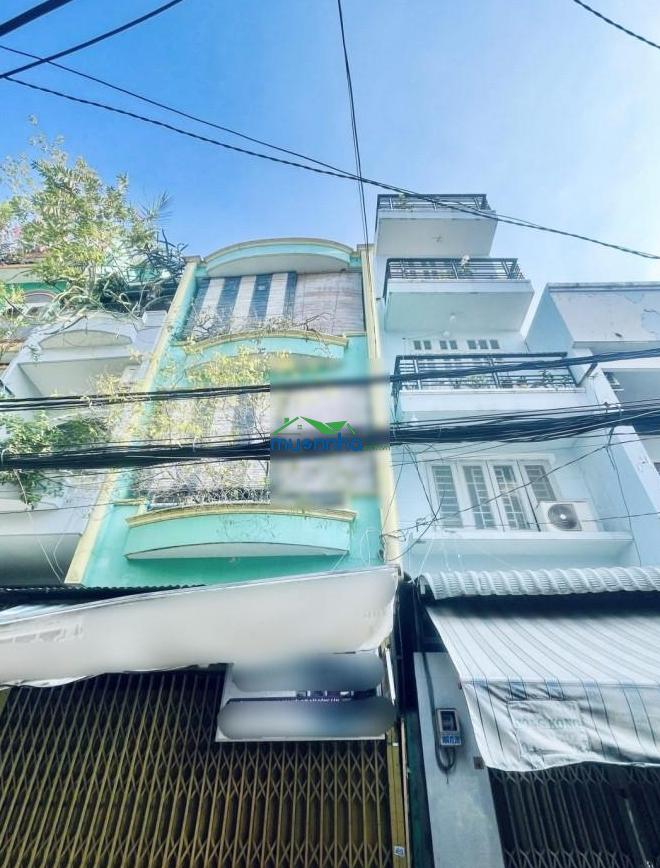 Nhà 5 tầng, 33m2, hẻm xe hơi thông, 6.35 tỷ, đường lạc long quân, trung tâm khu bảy hiền