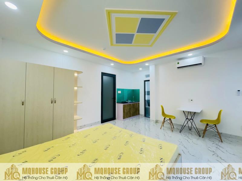 Cho thuê phòng studio tại bình thạnh - phòng mới - ban công 