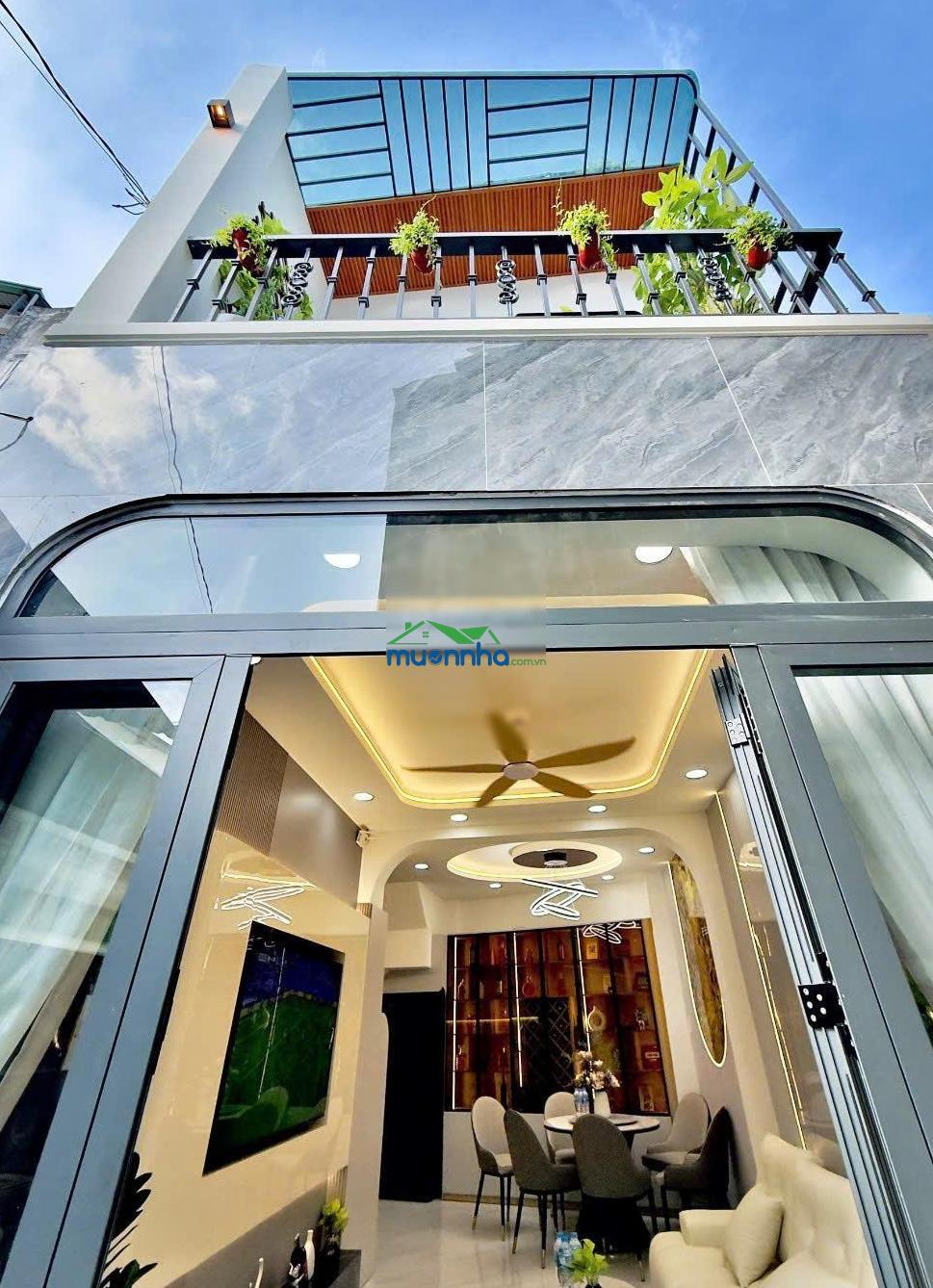 Nhà đẹp nguyễn trung trực, phường bình lợi trung, tp.hcm 50m² 1 trệt 1 lầu + sân thượng. full - 4