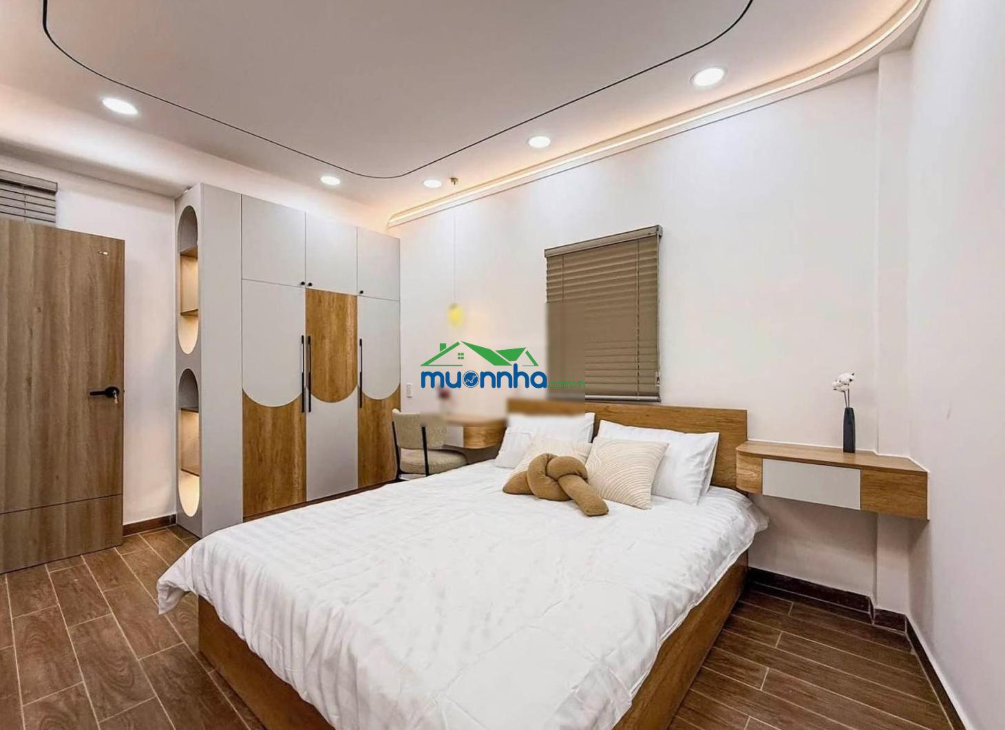 Chỉ 6.05 tỷ nhà đẹp nguyễn cửu vân 60m2 đất-2 tầng 4pn full nội thất có pn dưới trệt sát mặt tiền - 2