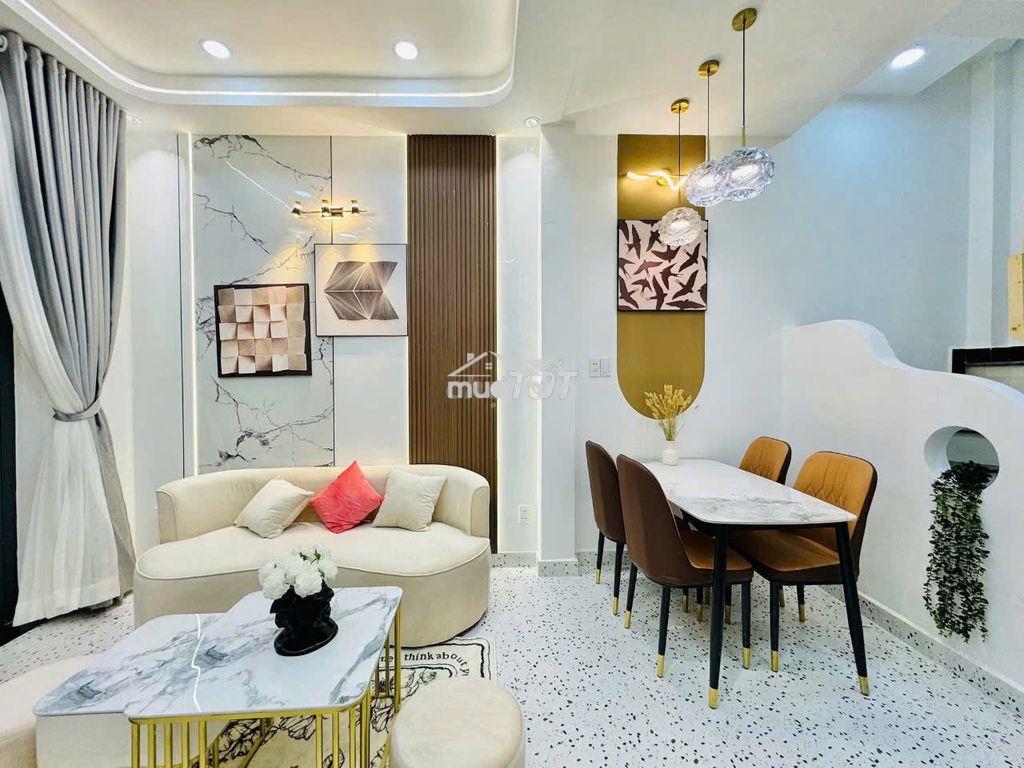 Nhà đẹp ngay phạm văn chí, 4 x 10, 2 tầng, 2pn 2wc,hẻm xe hơi 5m thông - 3