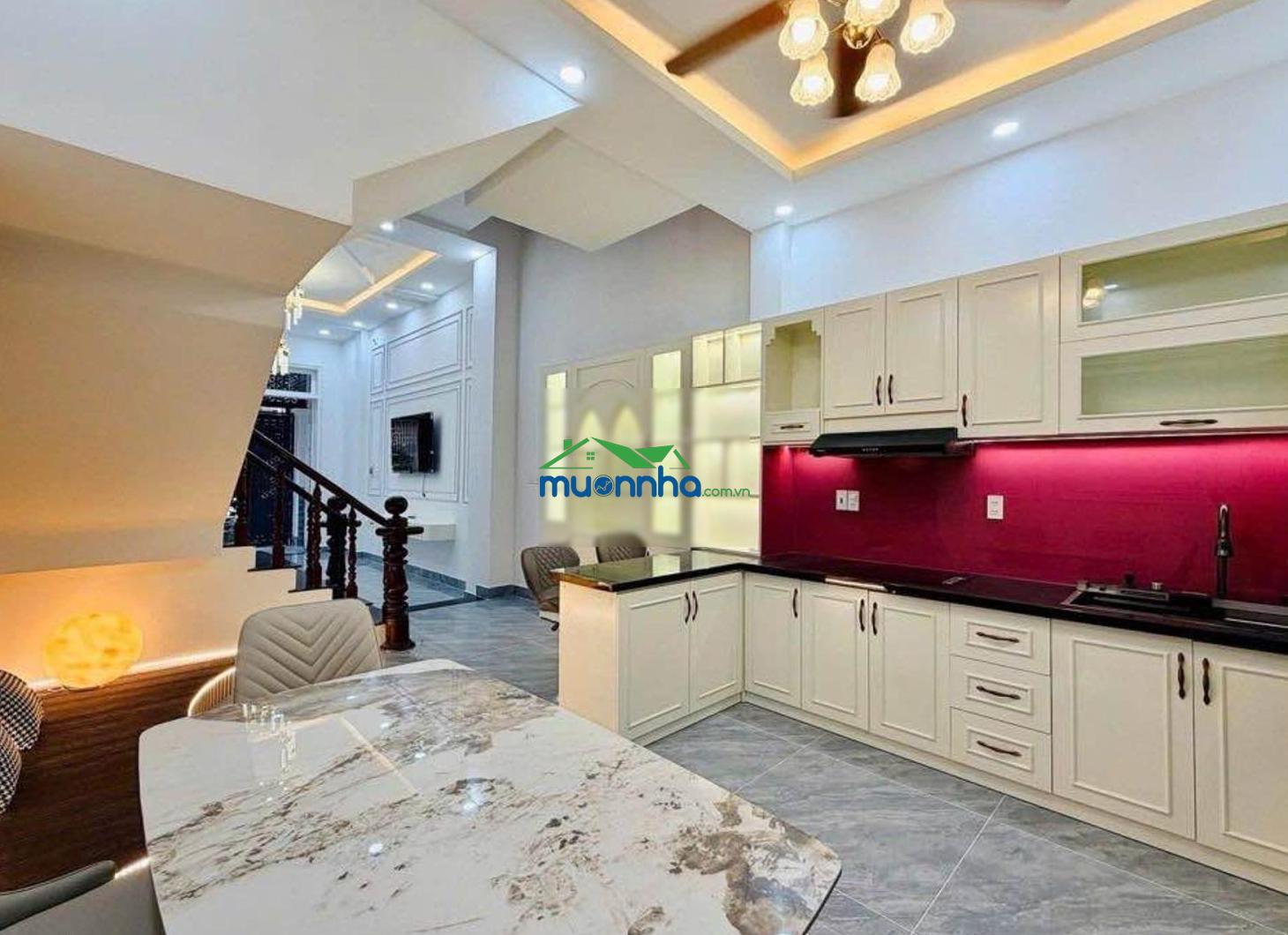 60m2 5 tầng 5pn khép kín hẻm xe hơi thông khu bàn cờ đẹp - full nội thất- sổ vuông vức nhỉnh 8đ - 4