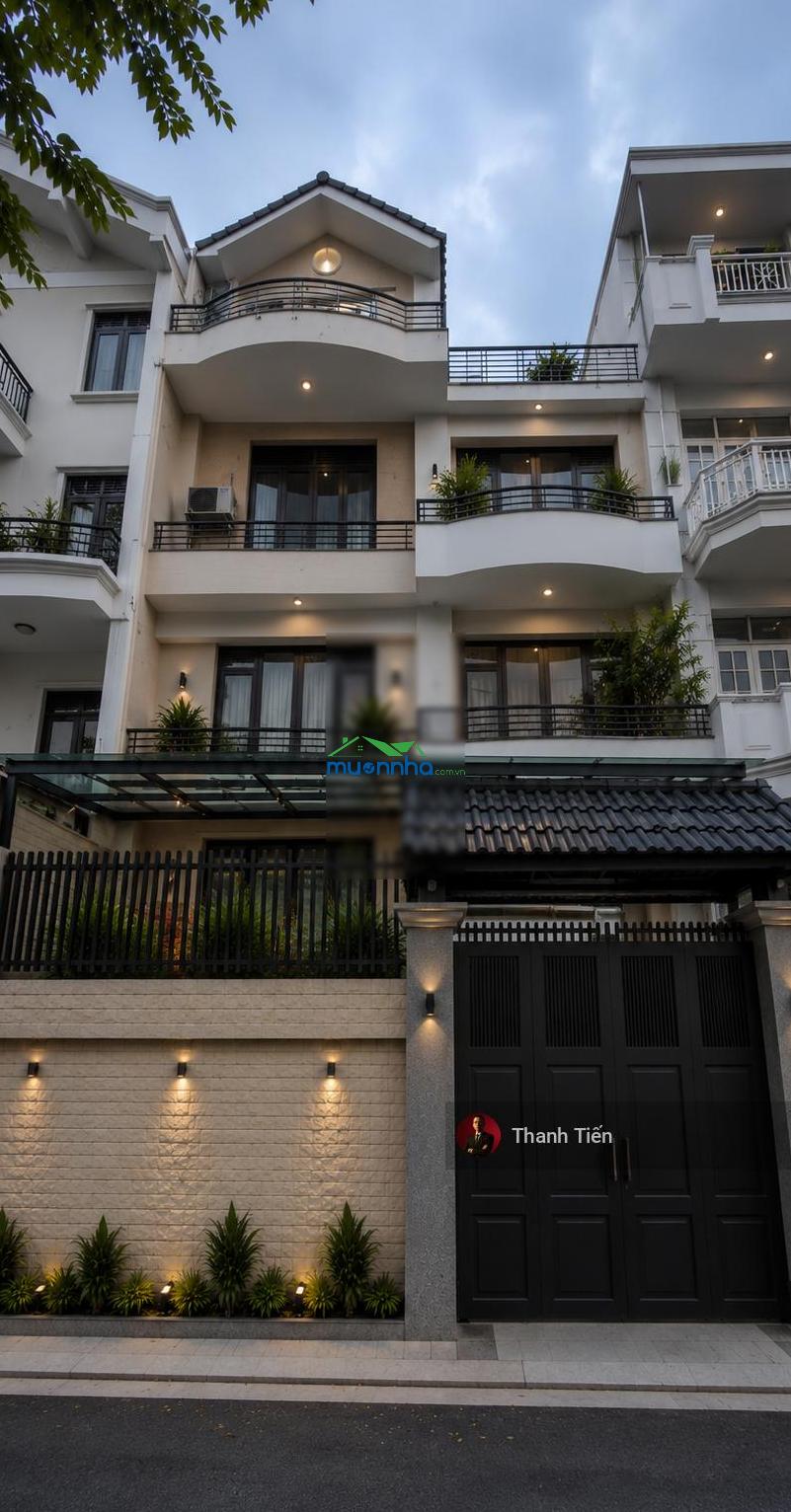 Bán nhà đẹp 4 tầng 8x16m. hđt 60tr/tháng. hẻm vip đường hồng hà, khu công chức - 27 tỷ thương lượng - 2