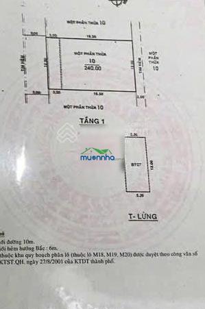 Đường nội bộ 10m phan anh - tô hiệu (quận tân phú) - nhà 240m2 [12 x 20m] - giá 24 tỷ thương lượng