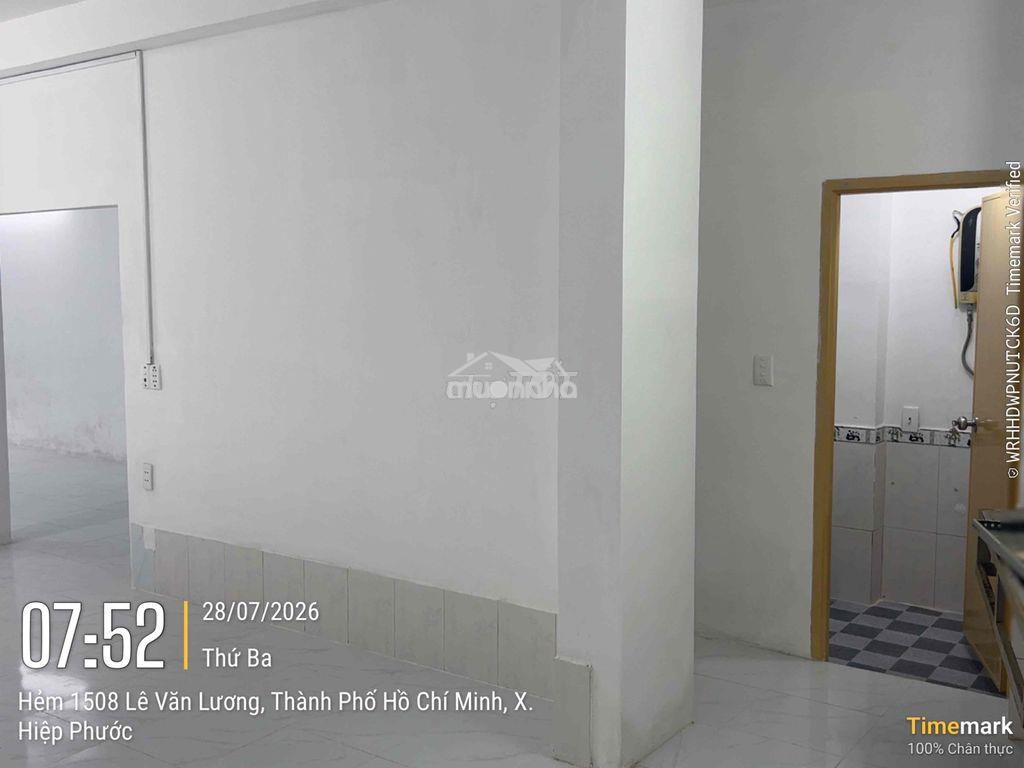 Nhà 1508 lê văn lương  1 trệt, 1 lầu  hẻm ô tô không ngập - 4
