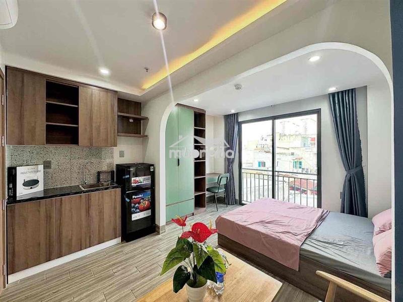 Studio full nội thất có bancol nằm ngay lý chính thắng q3