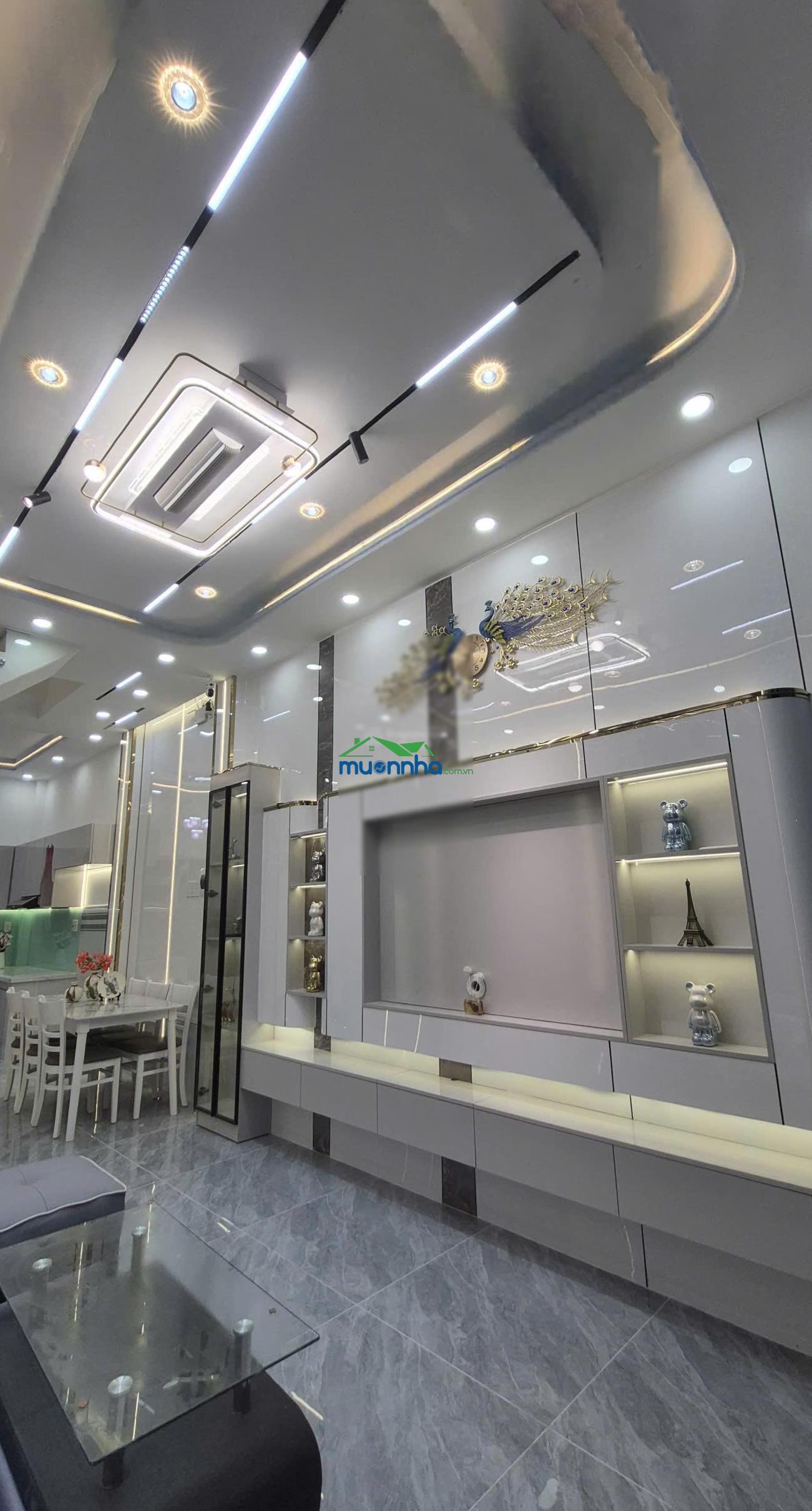Nhà xây mới 3,4x11m, 4 tầng, đường hưng phú, p. chánh hưng, q.8 - 2