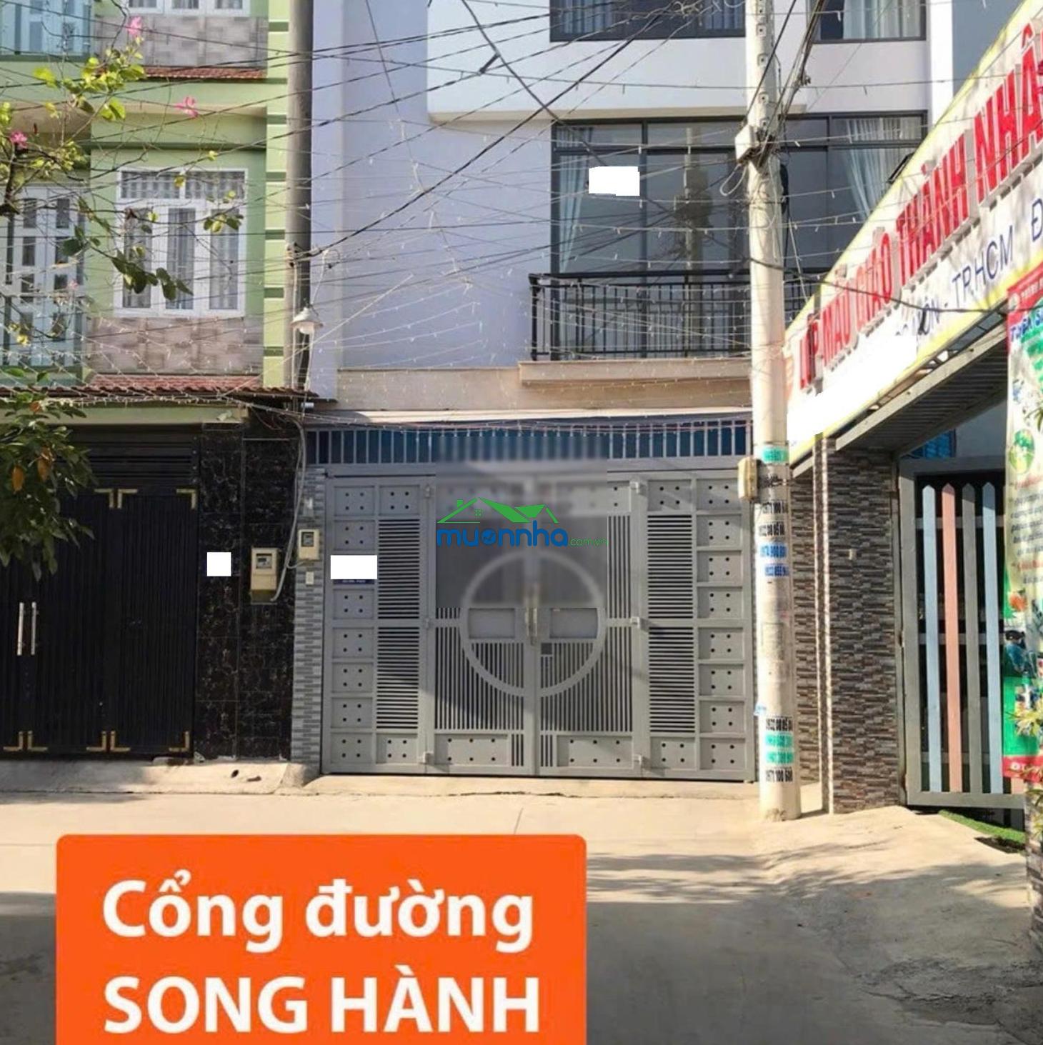 Bán gấp- nhà 3 tầng- 2 mặt tiền xe tải thông- song hành ql22- xuyên á- gần co.op nat- ngang 5m x20m - 3